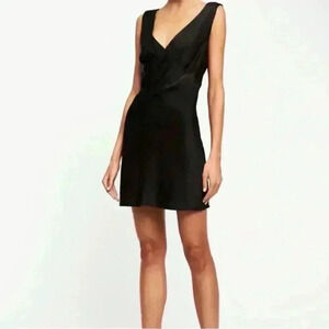 Lioness NWT Harlow Mini Black Dress Size XS